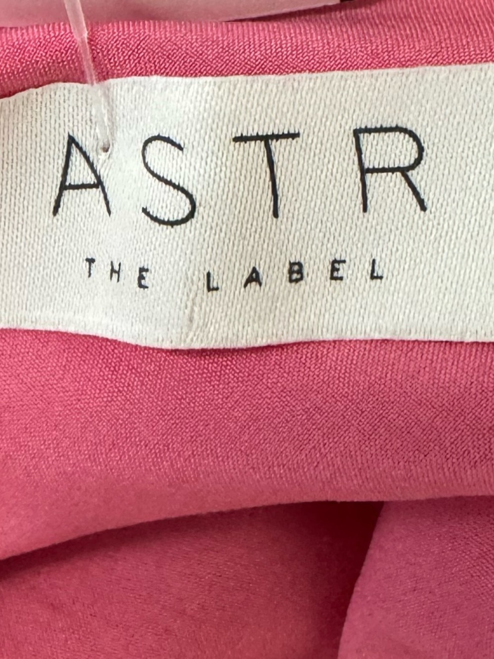 ASTR The Label One Shoulder Santorini Dress in Pink Multi Floral. - Picture 7 of 8